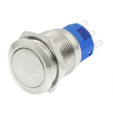 Stainless Steel Round Latching Push Button Switch